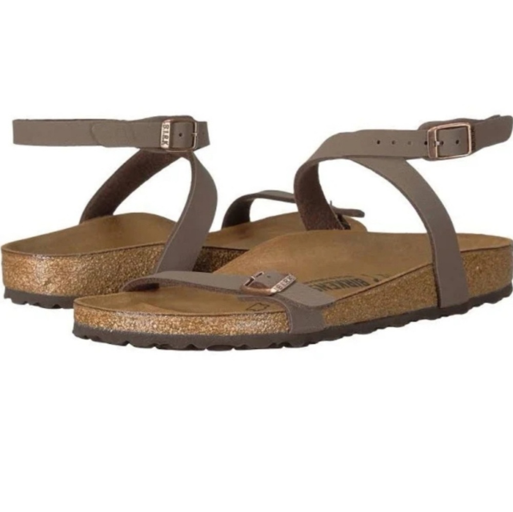 Birkenstock "Daloa" Mocha Sandals Size 38